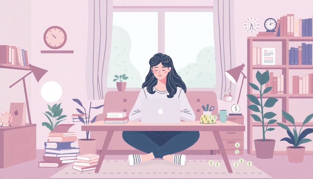 Sustainable Money Routine - иллюстрация