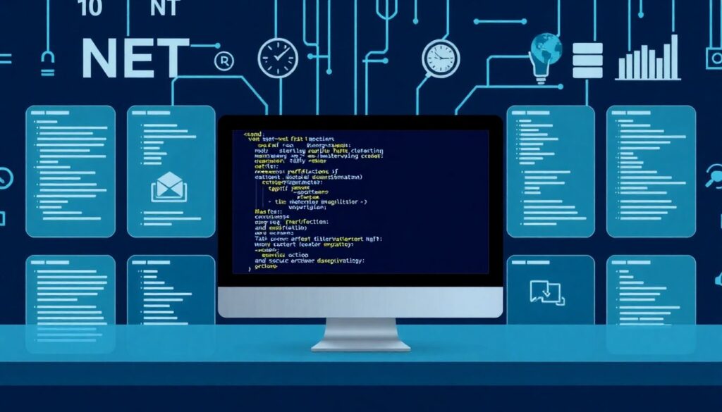 and Net - иллюстрация