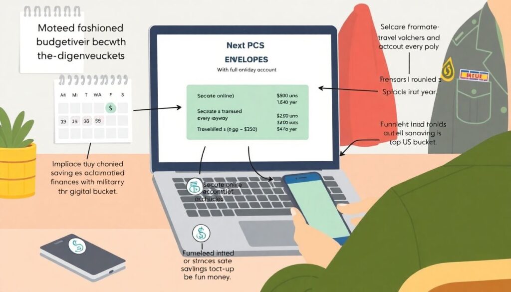 How to Create a Sustainable Budget for a Military Family - иллюстрация