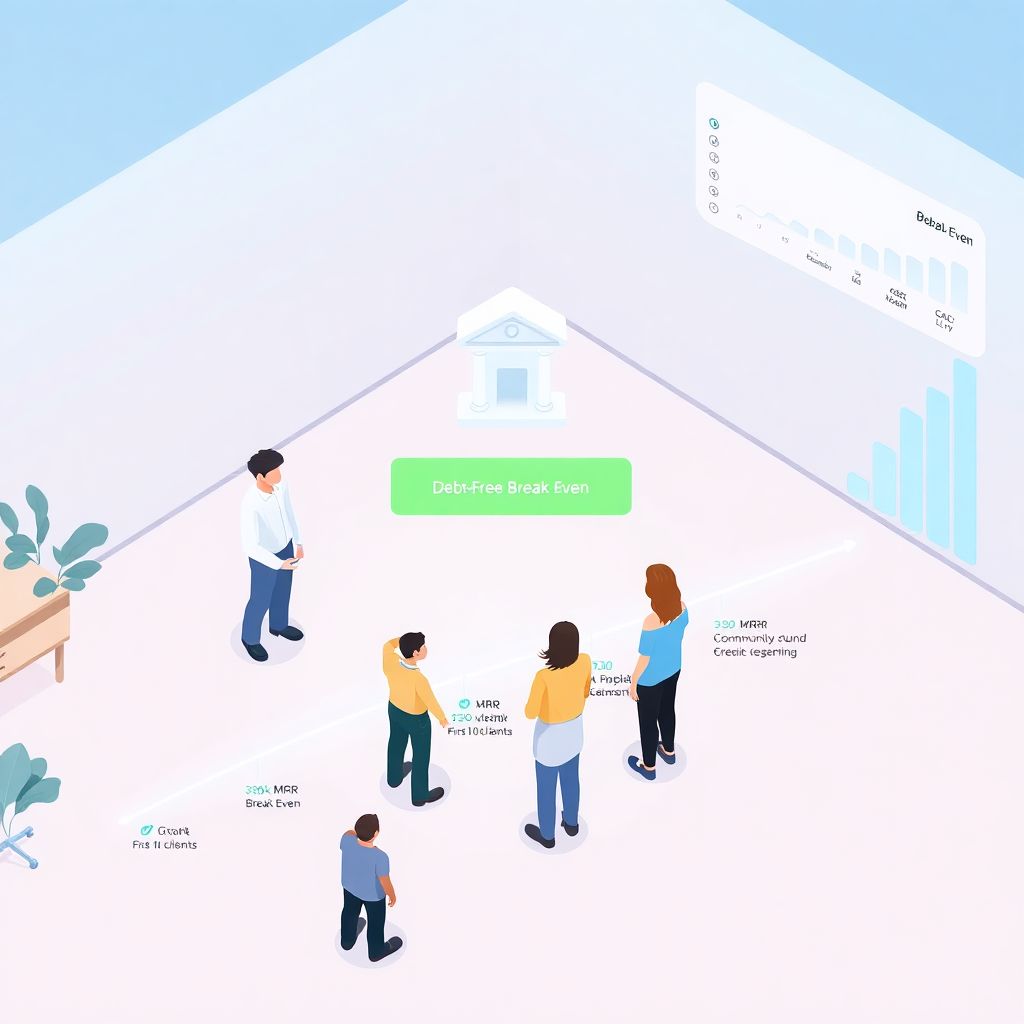 How to create a debt-free timeline for your startup and reach profitability faster