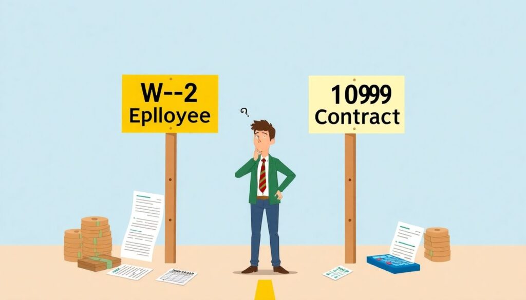 Practical Guide to Understanding Your 1099 vs W-2 Income - иллюстрация