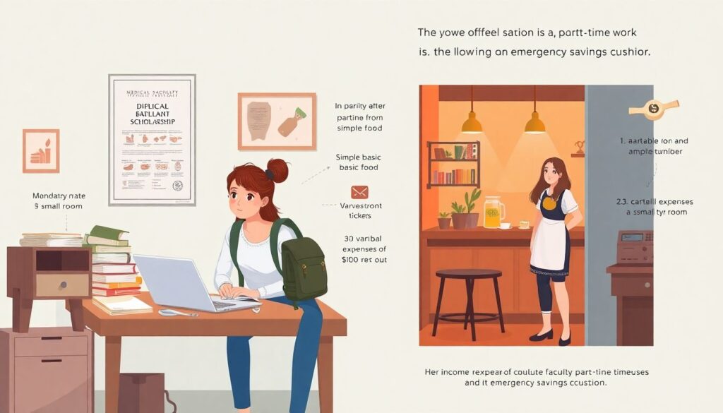 How to Build an Emergency Fund While Paying for School - иллюстрация