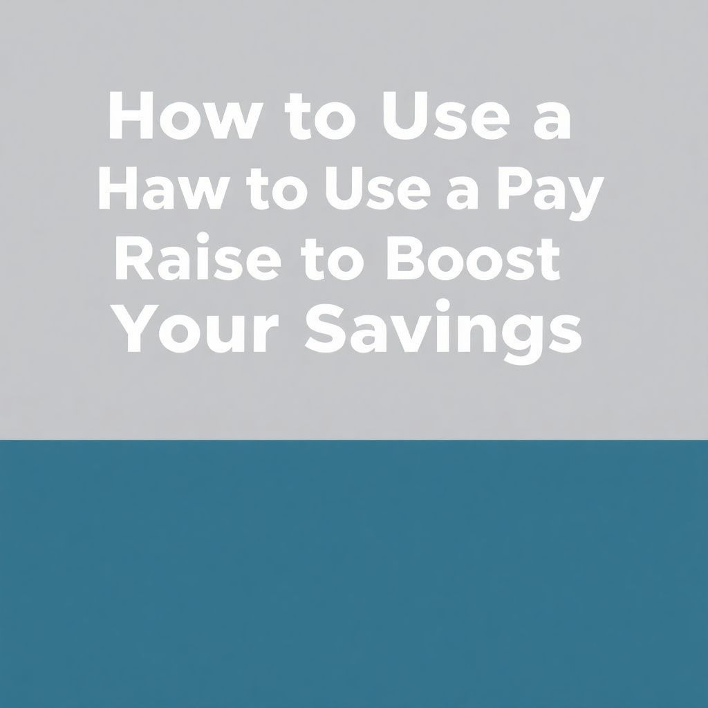 Как использовать повышение зарплаты для ускорения накоплений