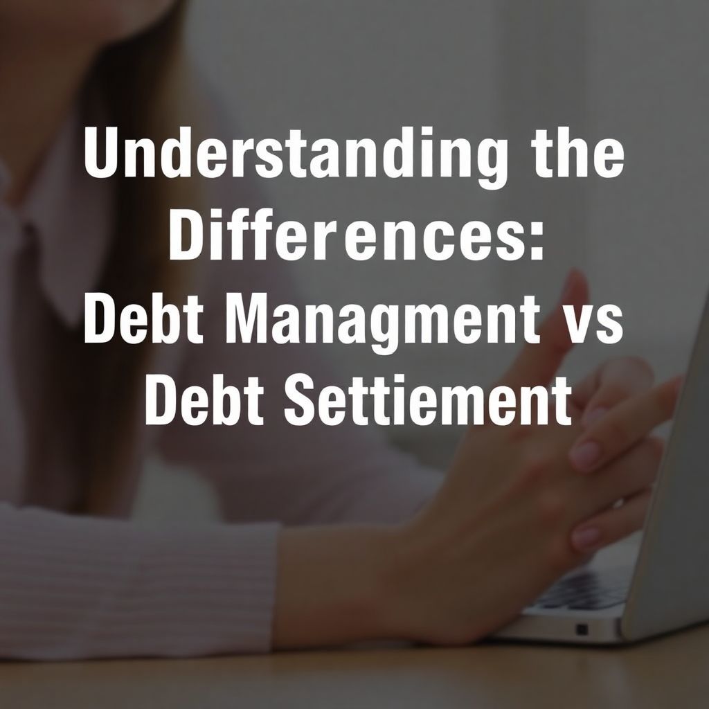 Debt management vs debt settlement: what you need to know before choosing a solution