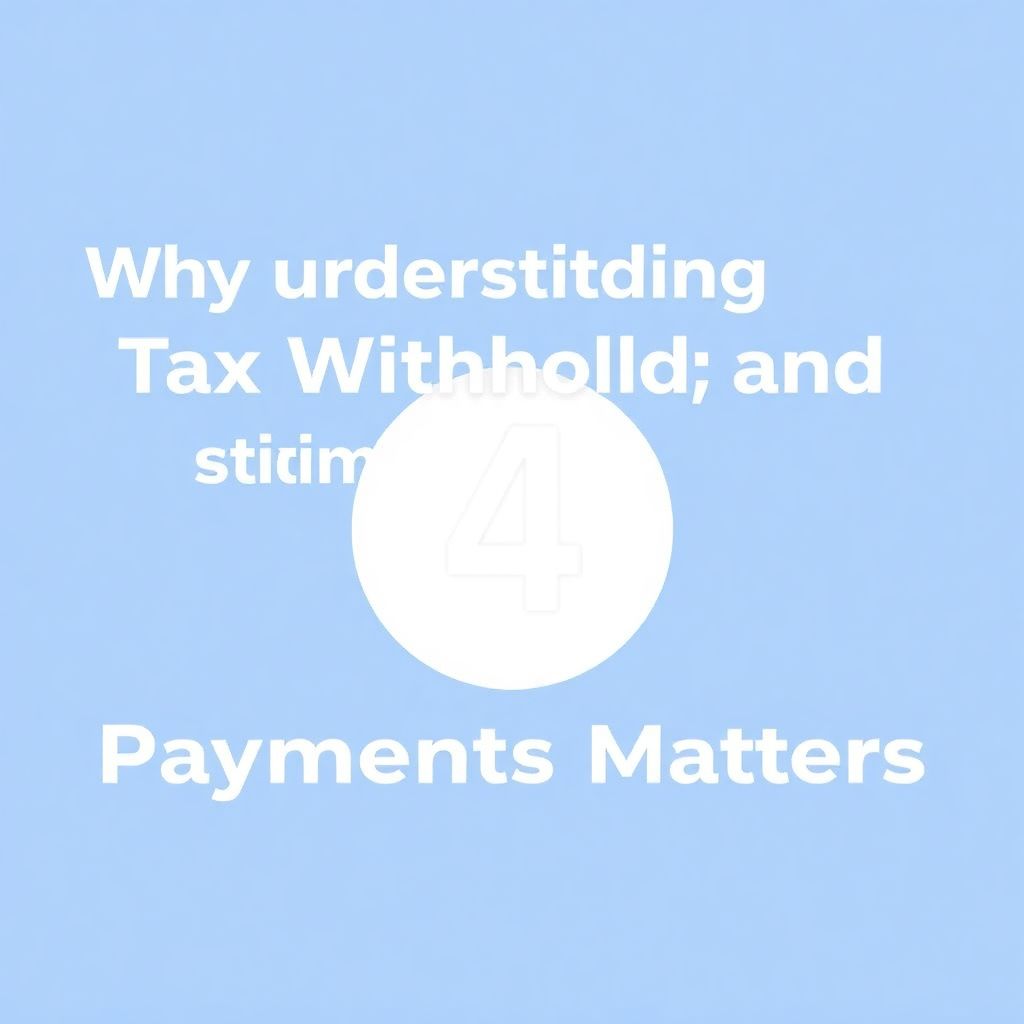 Tax withholding and estimated payments explained in a practical guide for better understanding