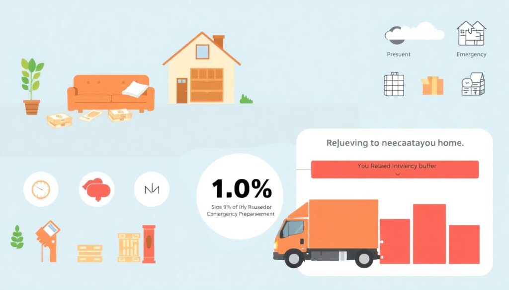 Budgeting for a Move: Saving for Moving Costs and New Home - иллюстрация