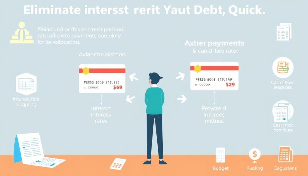 Realistic Guide to Paying Off Credit Card Debt Fast - иллюстрация