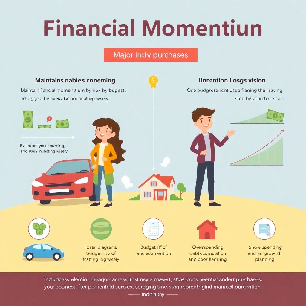 Maintain financial momentum after a big purchase with smart planning and budgeting tips