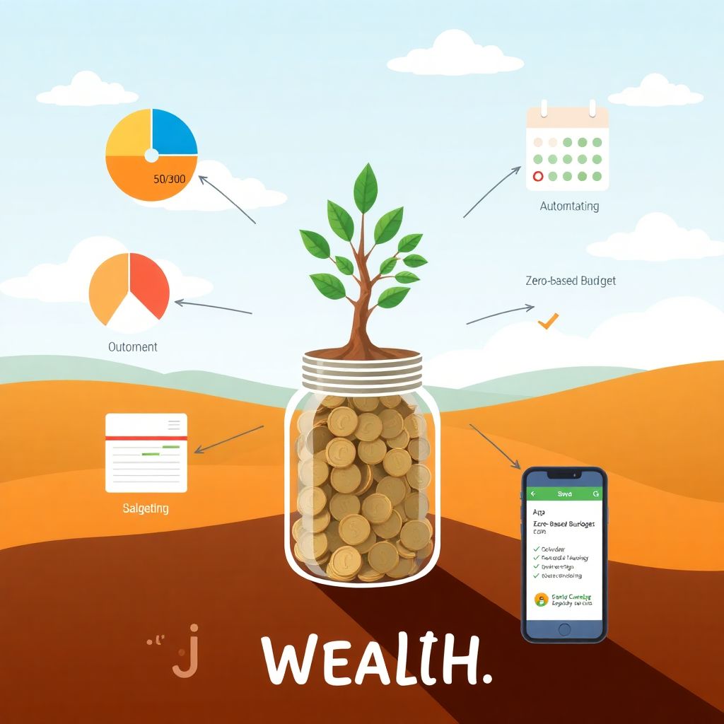 Build wealth through consistent saving with smart financial habits and long-term planning