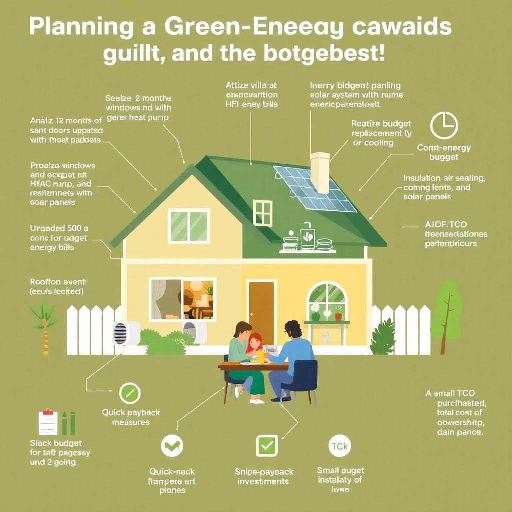 Budgeting for a green energy upgrade in your home: smart cost planning