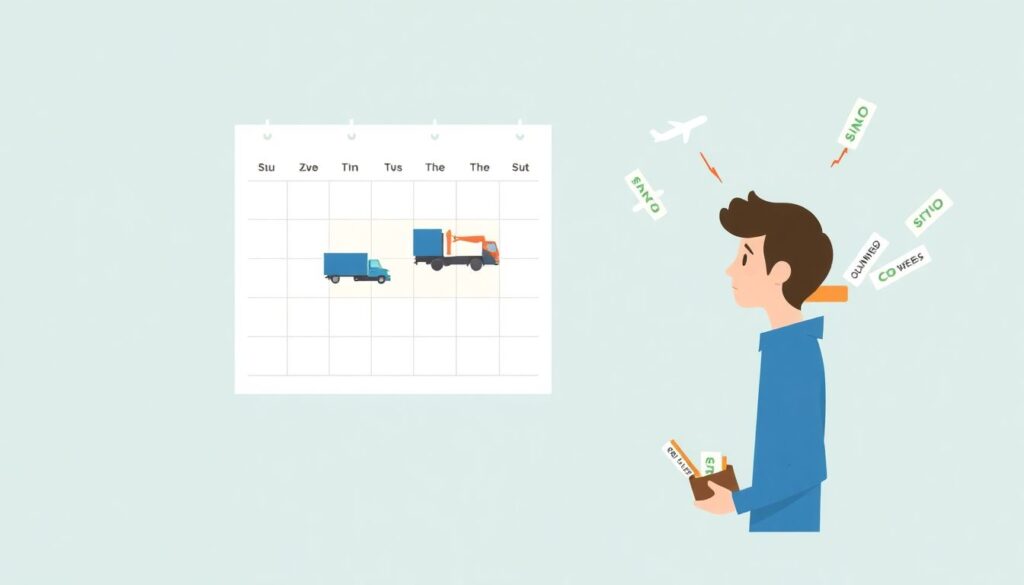 Budgeting for a Big Move to a New City - иллюстрация