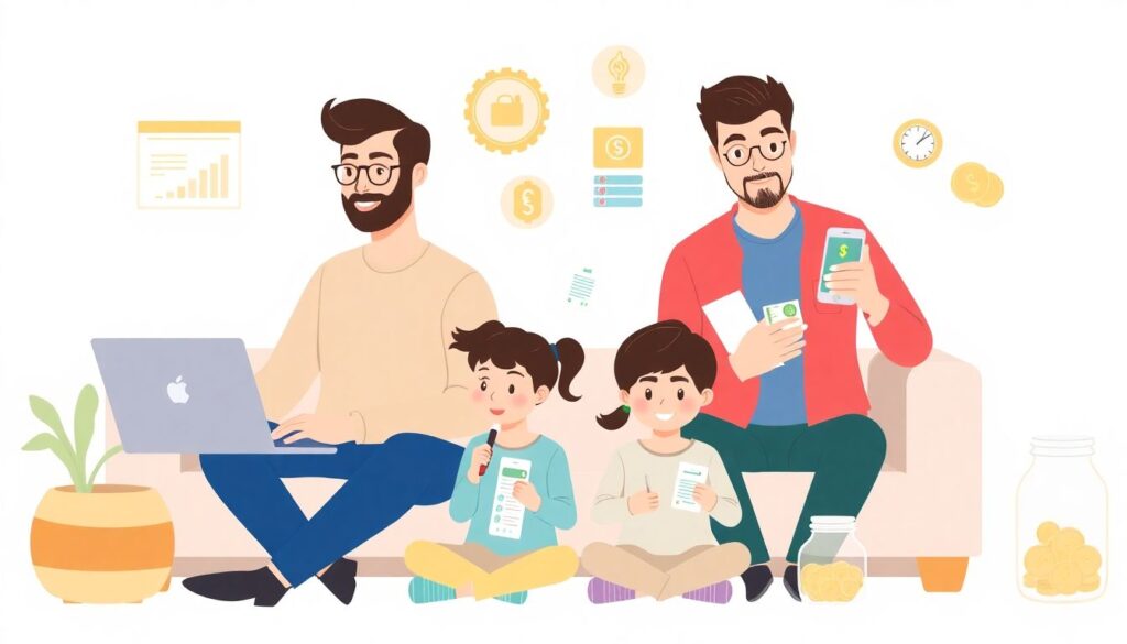 Smart Budgeting for a Family of Four - иллюстрация