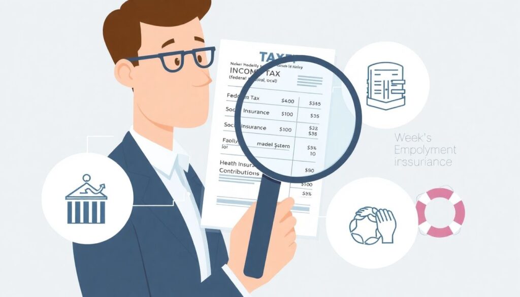 Practical Guide to Understanding Your Pay Stub and Taxes - иллюстрация