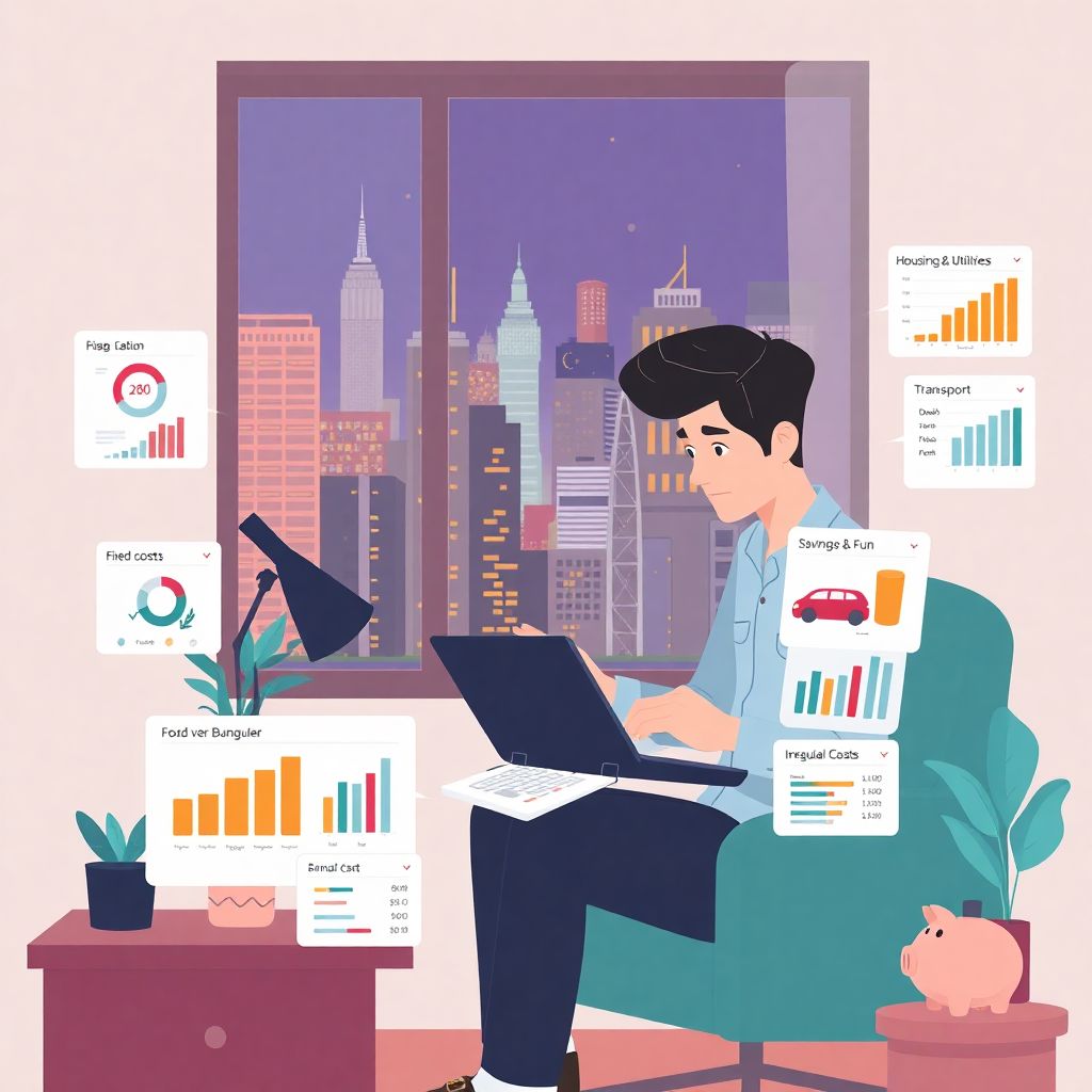 Realistic budget steps for thriving with a high cost of living