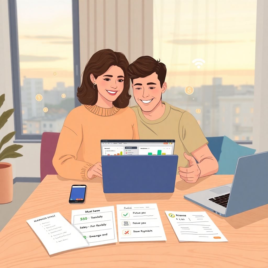 How to build a financial plan you can share with your partner and stay aligned