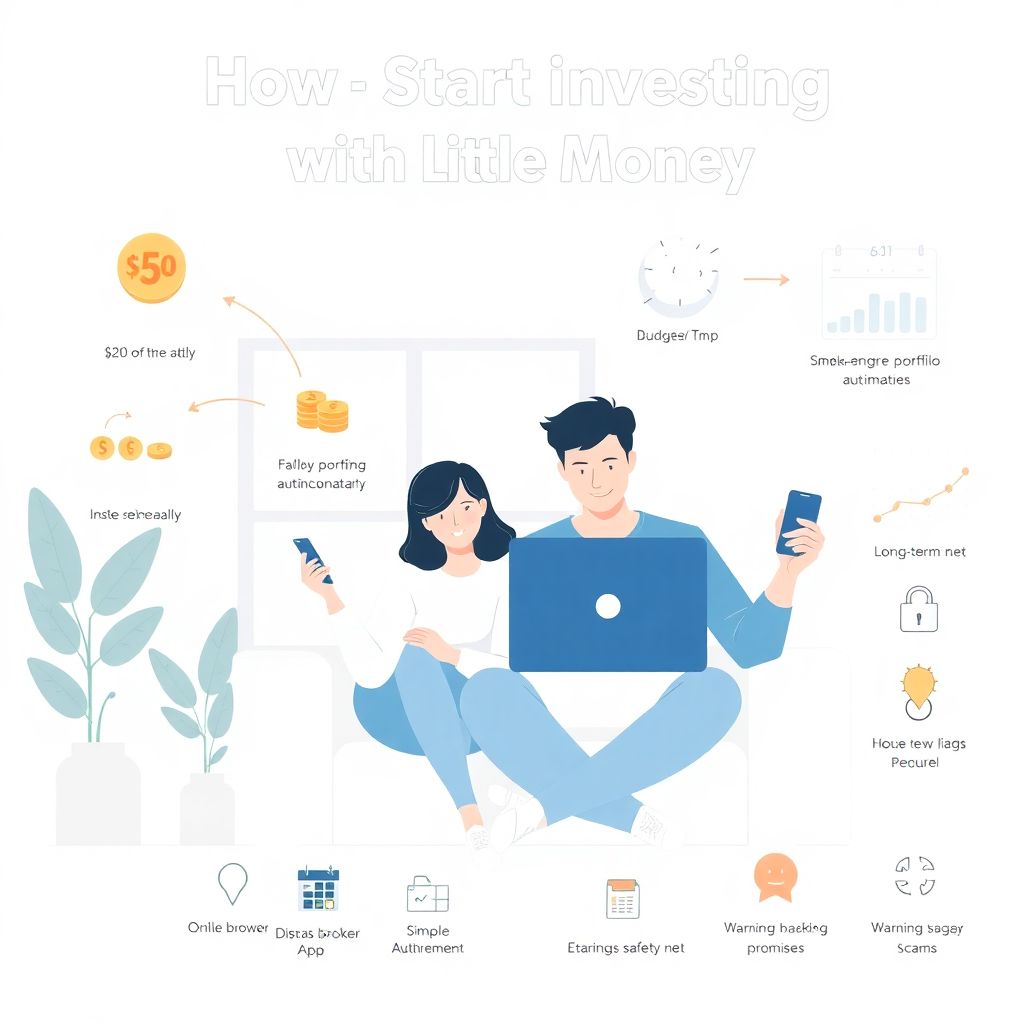 How to start investing with little money and grow your wealth over time