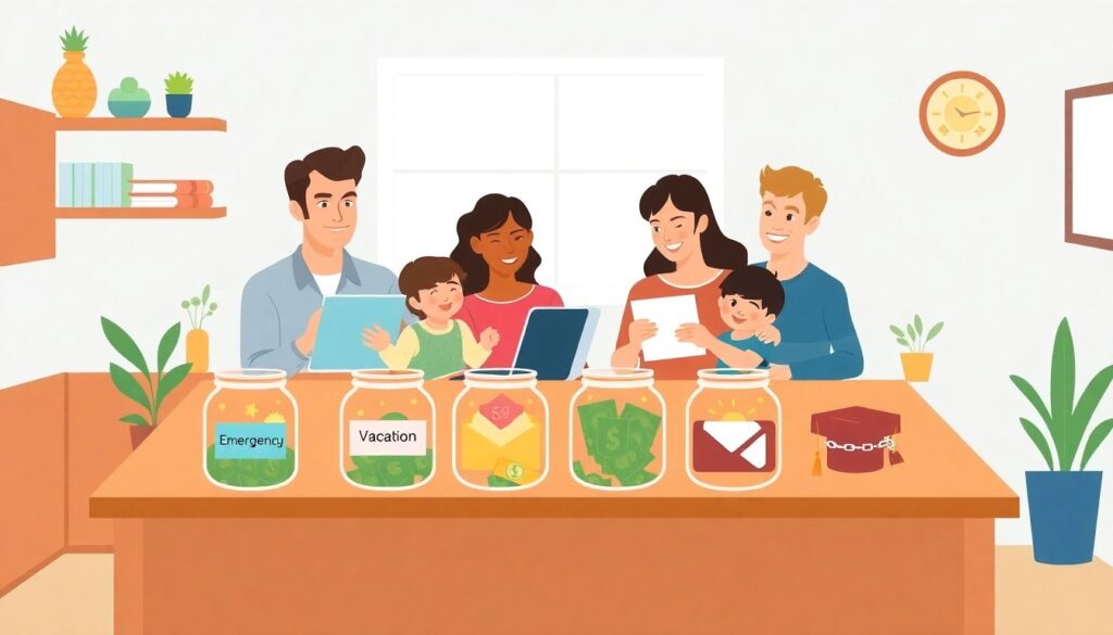 How to Create a Household Budget That Encourages Savings - иллюстрация