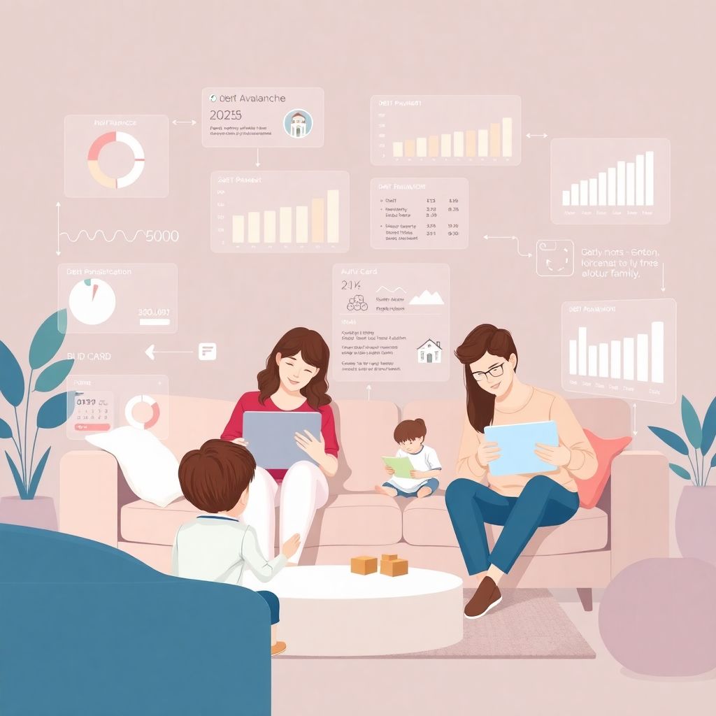 How to create a debt reduction plan for a busy family and finally gain control