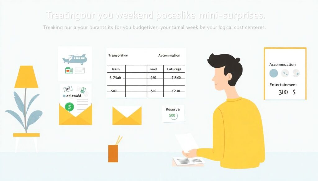 How to Budget for a Fun Yet Frugal Weekend Getaway - иллюстрация