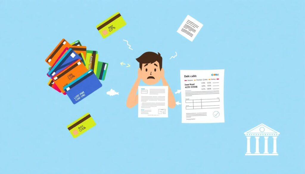 A Simple Guide to Paying Off Credit Card Debt Quickly - иллюстрация