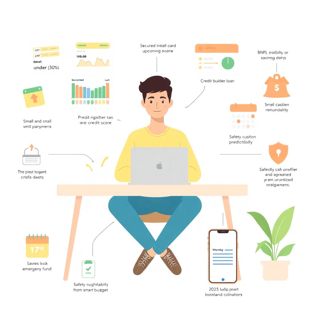 Smart ways to build credit while budgeting for life on any income