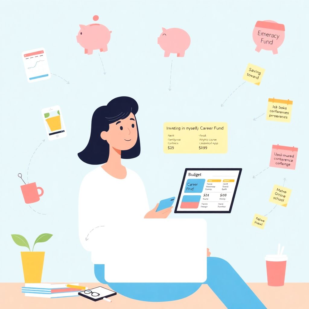 How to create a personal budget that supports your career goals and growth