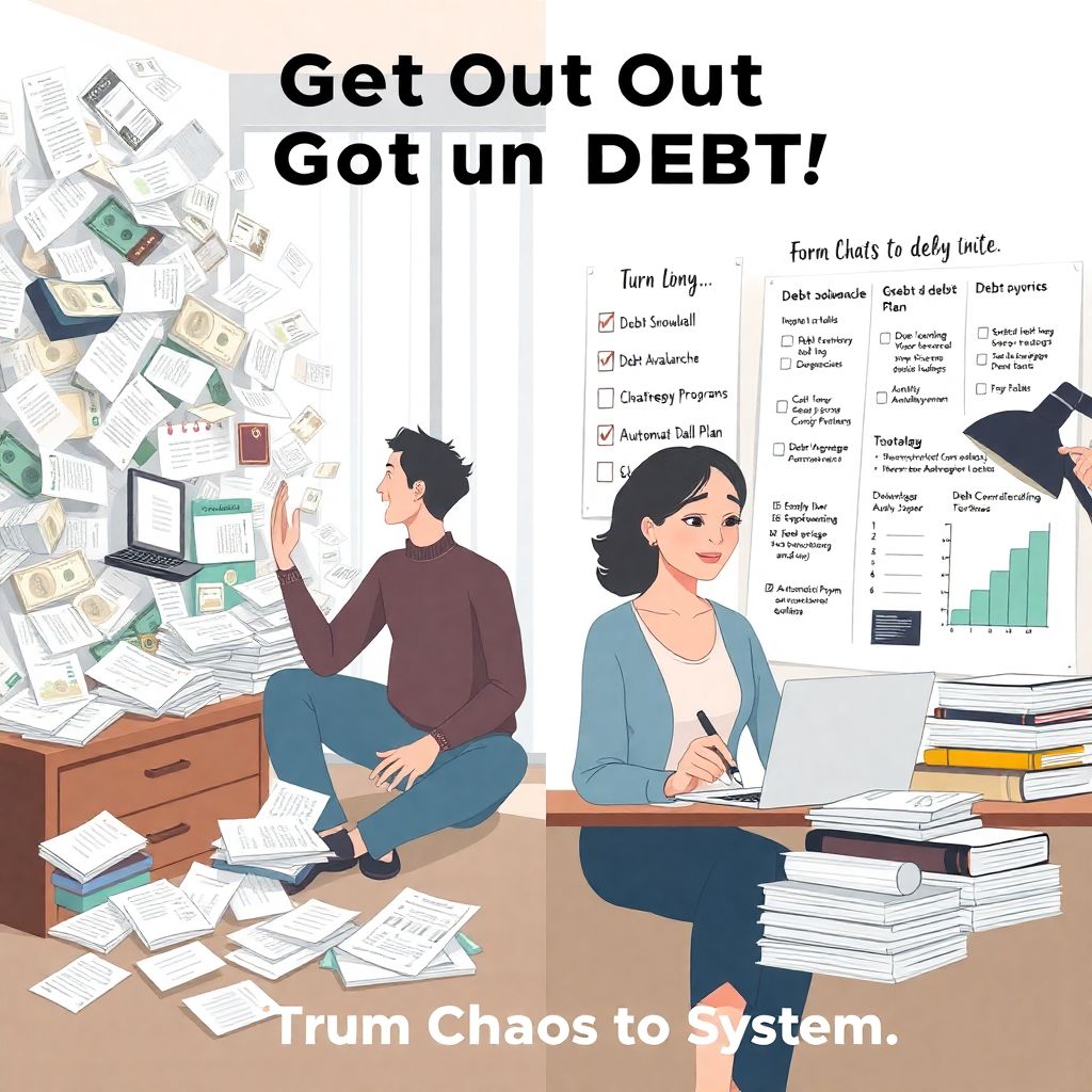Debt payoff plan that works: move from overwhelmed to organized and debt free