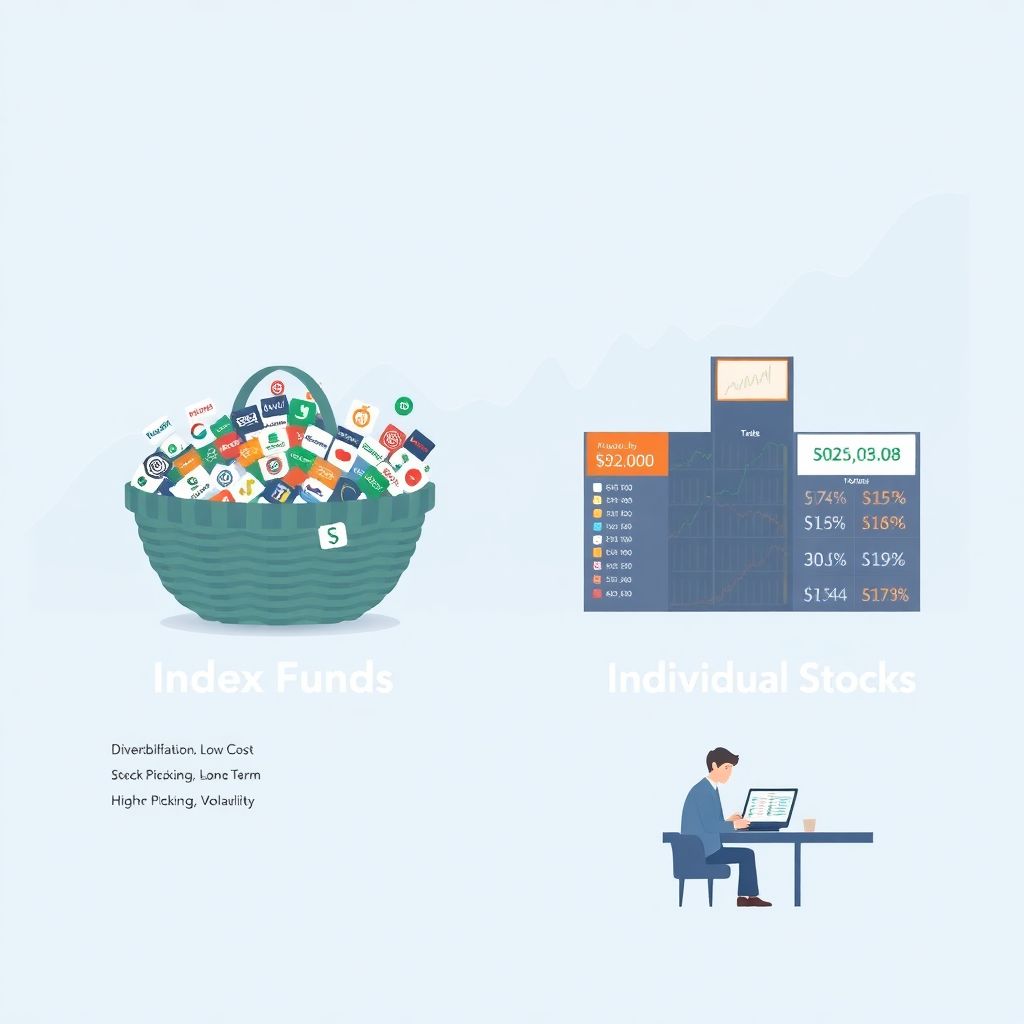 Index funds vs individual stocks: key insights every new investor should know
