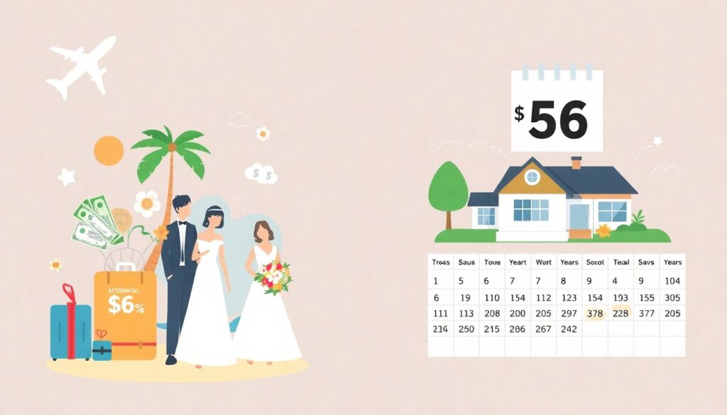 Saving for Big Goals: Practical Strategies for Vacations, Weddings, and Home Down Payments - иллюстрация