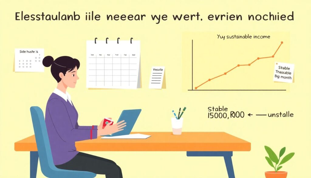 Side Hustles That Actually Pay: How to Find Extra Income Without Burning Out - иллюстрация