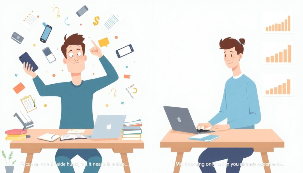 Side Hustles That Actually Pay: How to Find Extra Income Without Burning Out - иллюстрация