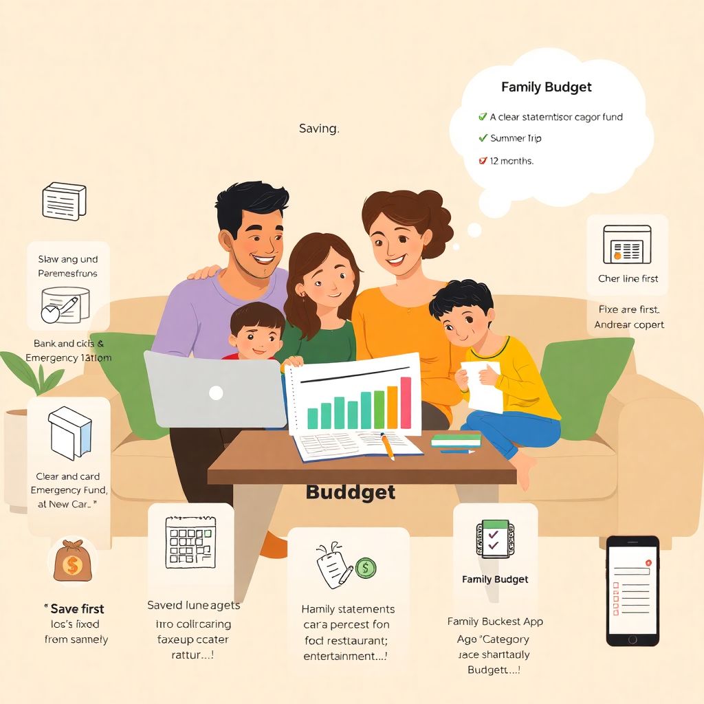 How to create a family budget that encourages saving and builds long‑term financial security