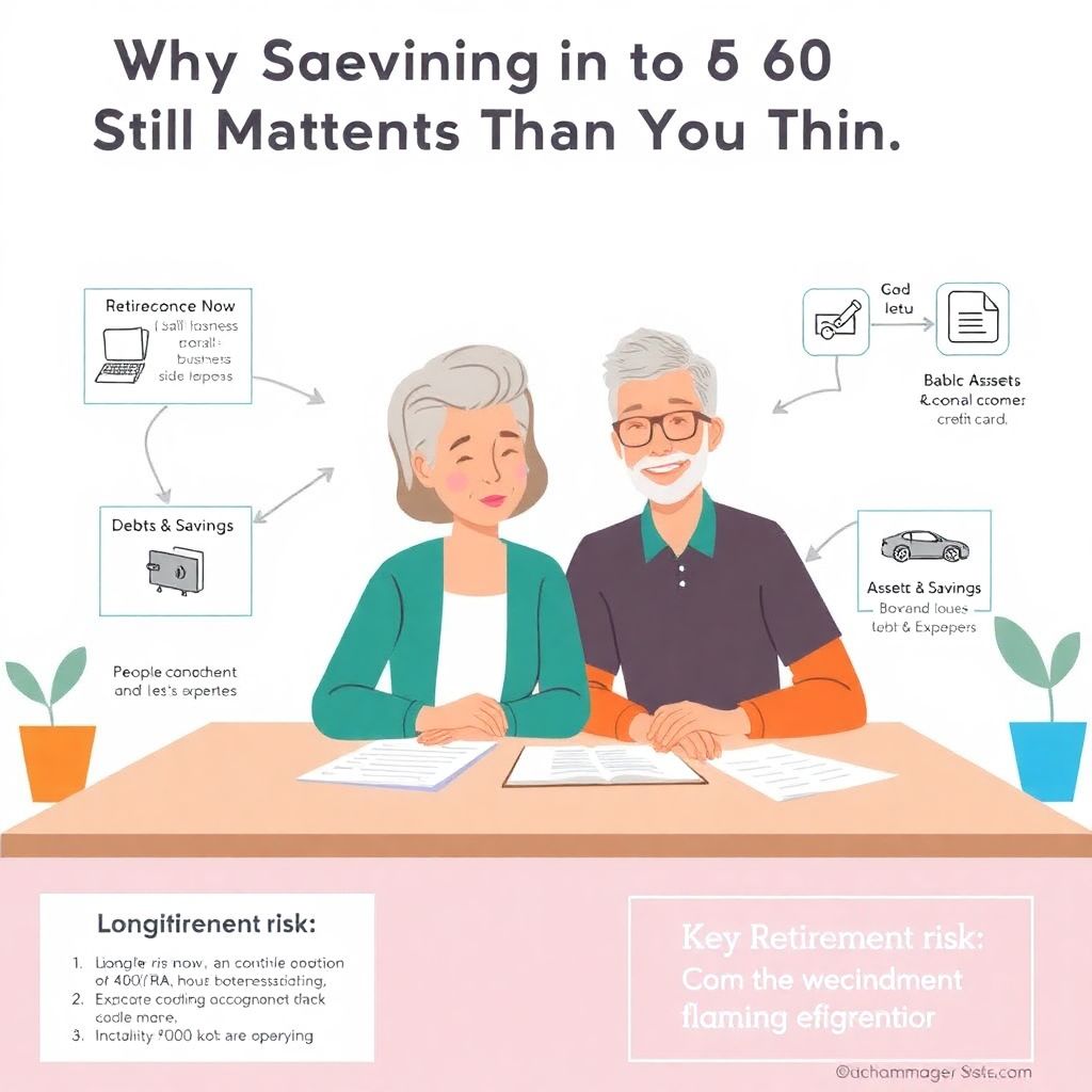 How to save for a comfortable retirement in your 60s and grow financial security