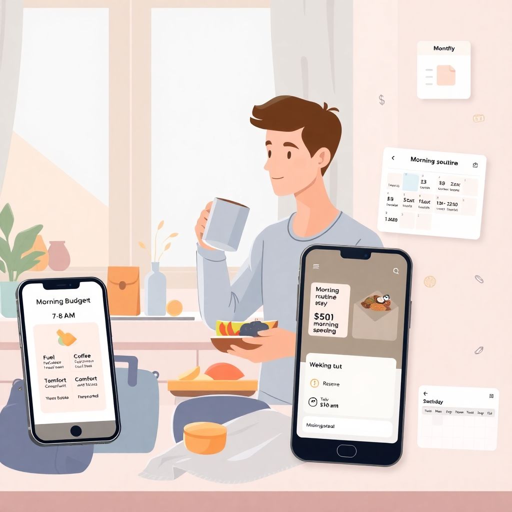 Build a budget that works for your morning routine and supports your daily goals
