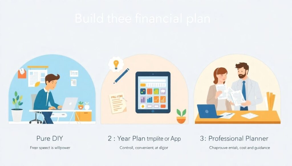 Creating a Simple 5-Year Financial Plan: From Overwhelmed to Organized - иллюстрация
